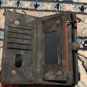 Belk wallet + iPhone 7 Plus magnet case
